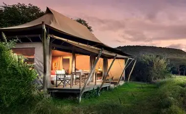 Riverside Safari Bliss: Basecamp Masai Mara Getaway